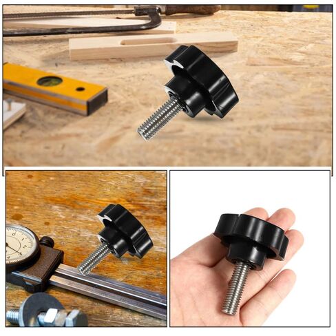 Hexagonal Handle Clamping Screw Knob for Patio Umbrella Parts T Track Bolts Replacement Hardware Ergonomic Grip 2.28X1.81X1.81In in Saudi Arabia