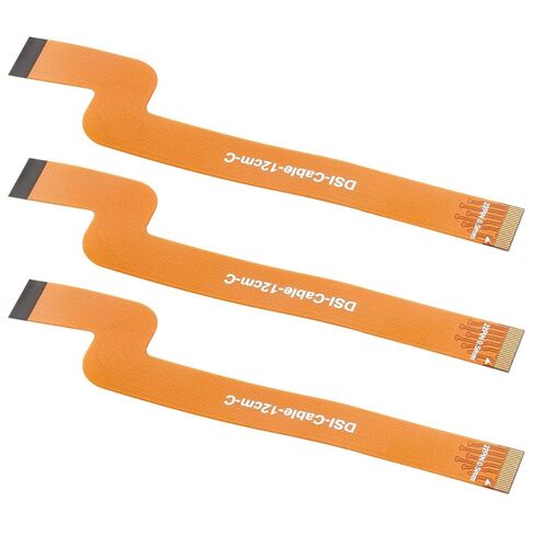 waveshare 3PCS DSI 12cm FPC Flexible Cable, Type C, FPC Cable with Bends Dual-Plug 22pin in Saudi Arabia