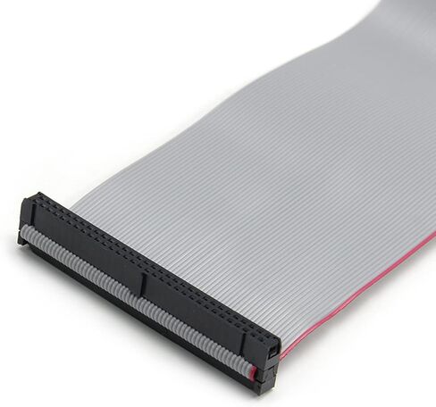 Fielect 2pcs IDC 64 Pin Connector Gray Wire Flat Ribbon Cable Connector Length 30cm 2.54mm Pitch in Saudi Arabia