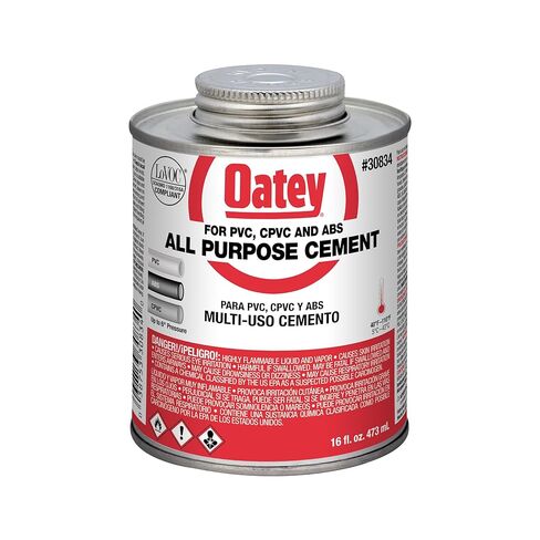 Oatey 16oz All Purpose Cement medium body clear in Saudi Arabia