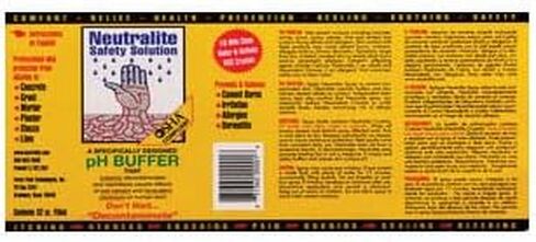 Cement Burn Neutralizer L in Saudi Arabia