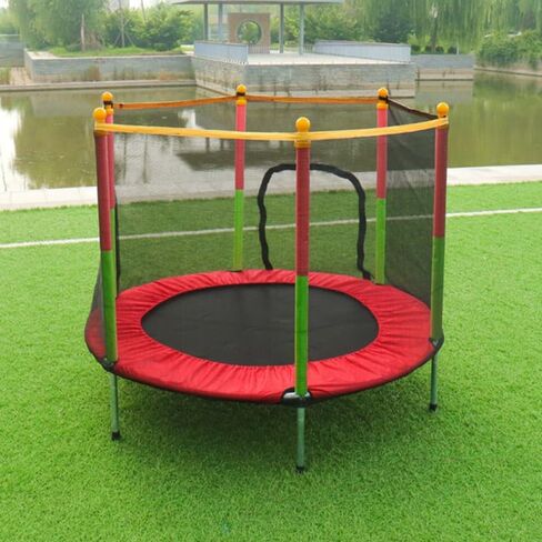 Garneck 8 Pack Non-Slip Trampoline Leg Covers - Durable Black Anti Slip Mats for Table Feet Protection Ideal for Outdoor Use and Enhanced Stability on Trampolines in Saudi Arabia