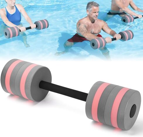 وزن الماء لتمارين حمام السباحة، معدات التمارين الرياضية المائية، دمبل أكوا عالي الكثافة للياقة البدنية، بار سباحة لفقدان الأوزان in Kuwait