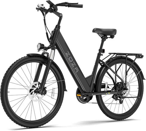 Electric Bike for Adults, 1000W Peak Motor, 60 Miles 22Mph Electric Bike, 26" Commuter E Bikes with 48V 10.4Ah Removable Battery, Step-Thru Ebike, Adjustable Stem, 7-Speed & Front Suspension in Saudi Arabia