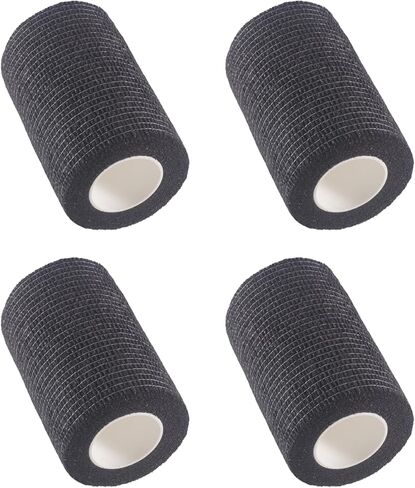 IndigoCase 6 Rolls Self Adhesive Bandage Wrap 3 Inch, Purple Color Elastic Athletic Tape, Vet Wrap, Wrist Tape, Large Bandage for Horses, Knuckle, Knee, Pets in Saudi Arabia