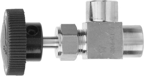 304 Stainless Steel BSPP Female Thread Angle Type Valve High Stop with Good Seal for Water Gas Oil Fuel in Kuwait