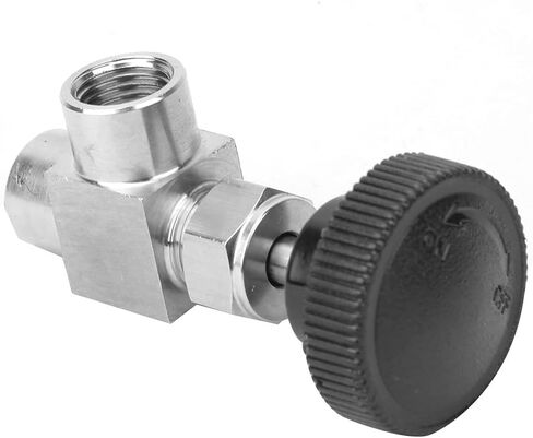 304 Stainless Steel BSPP Female Thread Angle Type Valve High Stop with Good Seal for Water Gas Oil Fuel in Kuwait