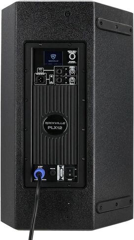 حزمة Rockville PLX12: (2) مكبرات صوت PA تعمل بقدرة 3000 وات/750 وات RMS، (2) بطارية PAR 50 LED DMX مصابيح غسيل، RFAAW 112 × 48 بوصة DJ Event Facade Booth، حامل مكبر صوت ثلاثي الأرجل، 8 قطع in Kuwait