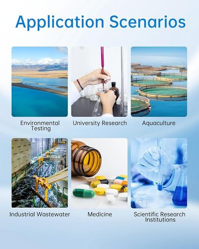 Portable pH Meter, High Accuracy, Large Backlight Display, pH Tester with ATC, Digital pH Meter for Drinking Water/Lab/Pool/Biomedicine/Aquarium, 0-14 Measurement Range in Kuwait