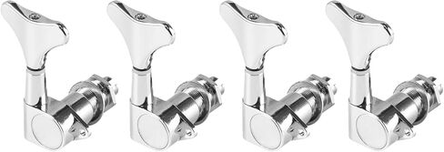 2 Left 2 Right Inline Sealed Bass Tuners Tuning Pegs Keys Machine Heads Set for Precison Bass or Jazz Bass (Black) in Kuwait