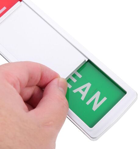 Dishwasher Magnet Clean Dirty Sign with Sliding Indicator, Magnetic Notice Board for Kitchen, Silver Frame Dishwasher Indicator for Home Use in Saudi Arabia