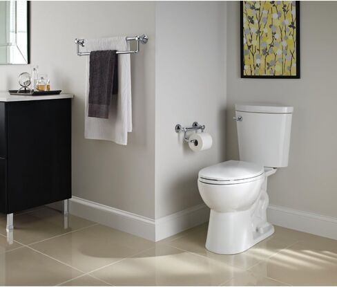 Delta Faucet 41350 Traditional Pivoting Tissue Holder / Assist Bar, Polished Chrome,4.25 x 5.38 x 6.00 inches in Kuwait