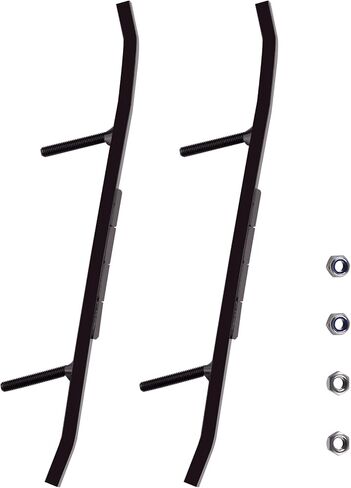 قطعتان من مجاري الكربيد 4 بوصة متوافقة مع Ski-Doo 2006-2023 Pilot Skis DS وDS-2 وDS-3، تناسب 2006-2023 MXZ 600، 2019-2023 Backcountry 600R / 850 / X 850 / X-RS 850 (كربيد 4 بوصة) in Saudi Arabia