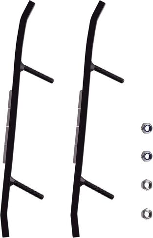قطعتان من مجاري الكربيد 4 بوصة متوافقة مع Ski-Doo 2006-2023 Pilot Skis DS وDS-2 وDS-3، تناسب 2006-2023 MXZ 600، 2019-2023 Backcountry 600R / 850 / X 850 / X-RS 850 (كربيد 4 بوصة) in Saudi Arabia