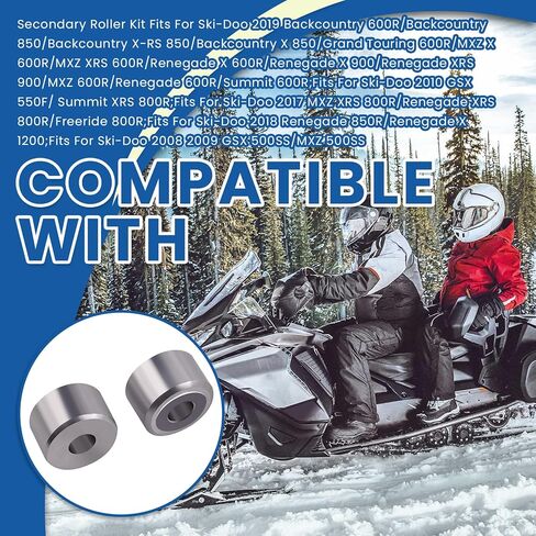 Secondary Roller Kit Compatible with Ski-Doo 2008-2022 REV-XP, XS, XR, XM SnowmobilesM, Fits for Ski-Doo Gen 4 with QRS Secondary Clutch in Saudi Arabia