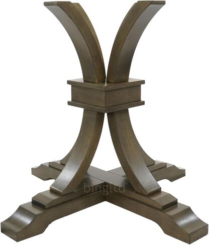 BingLTD - 30" Tall Gabriel Round Pedestal Table Base Only NO Table TOP - Nickel (PD-12B30-RW-NICKEL) in Kuwait