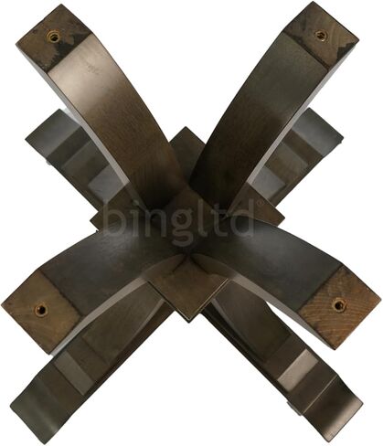 BingLTD - 30" Tall Gabriel Round Pedestal Table Base Only NO Table TOP - Nickel (PD-12B30-RW-NICKEL) in Kuwait