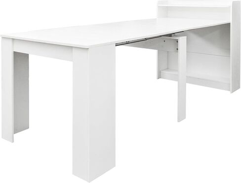 Modern Expandable Dining Table with Storage in Kuwait