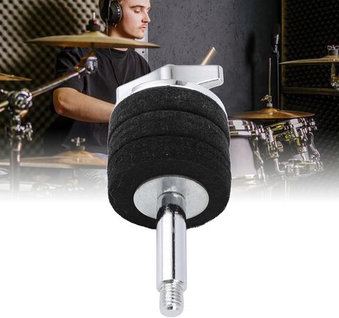 Cymbal Stacker Aluminum Alloy Felt Water Cymbal Stand Stacker Attachment for Drum Set (Silver) in Saudi Arabia