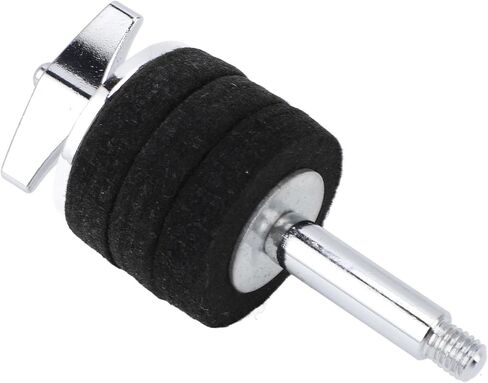 Cymbal Stacker Aluminum Alloy Felt Water Cymbal Stand Stacker Attachment for Drum Set (Silver) in Saudi Arabia