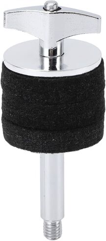 Cymbal Stacker Aluminum Alloy Felt Water Cymbal Stand Stacker Attachment for Drum Set (Silver) in Saudi Arabia