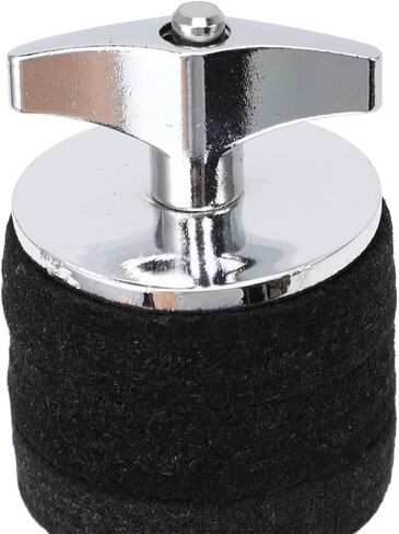 Cymbal Stacker Aluminum Alloy Felt Water Cymbal Stand Stacker Attachment for Drum Set (Silver) in Saudi Arabia