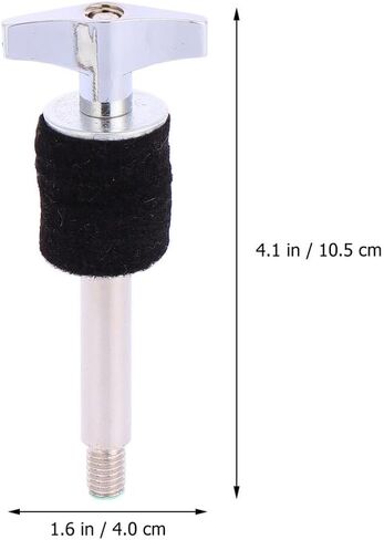 SAFIGLE High Pitch Drum Cymbal Stacker Screw Iron Plated Musical Instrument Accessory for Drum Kits Replacement Part in Saudi Arabia