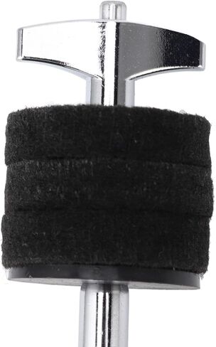 Cymbal Stacker Aluminum Alloy Felt Water Cymbal Stand Stacker Attachment for Drum Set (Black) in Saudi Arabia