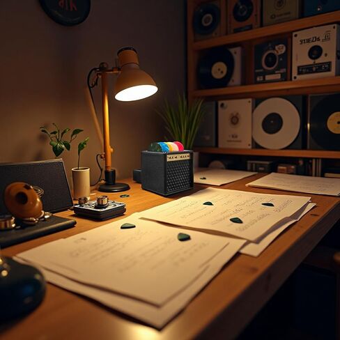 حقيبة اختيار الجيتار، حقيبة عرض اختيار الجيتار، تصميم مضخم الجيتار من الجلد الصناعي مع مجموعة 5 × 0.028 بوصة (ألوان عشوائية). مختارات منظم الأدراج. هدية عيد الميلاد لعشاق الجيتار. in Kuwait