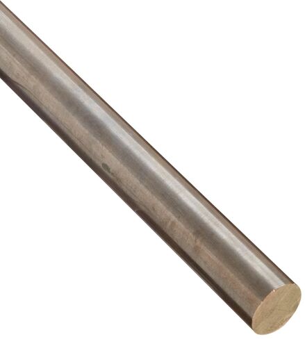 655 قضيب دائري برونزي، لمسة نهائية غير مصقولة (مطحنة)، درجة حرارة H04، ASTM B98، قطر 0.625 بوصة، طول 12 بوصة، OnlineMetals in Saudi Arabia