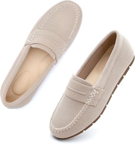 المتسكعون للنساء مريحة زلة على أحذية العمل النسائية أعناق العمل غير الرسمي أحذية متماسكة مسطحة in Kuwait