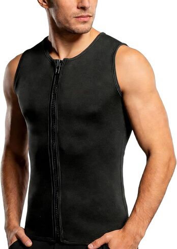 Generic Neoprene Zipper Diving Vest 2MM Sleeveless Wetsuit Thermal Guard for Surfing Swimming Scuba Diving in Saudi Arabia