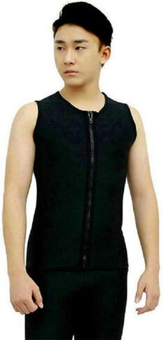Generic Neoprene Zipper Diving Vest 2MM Sleeveless Wetsuit Thermal Guard for Surfing Swimming Scuba Diving in Saudi Arabia