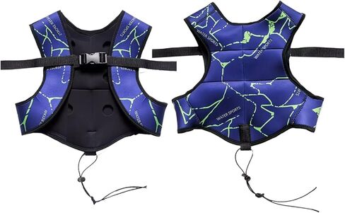 سترة غوص من النيوبرين وجيوب سريعة التحرير وحزام صدرية معدات الغطس مناسبة للرجال والنساء والرياضات المائية الخارجية وصيد الأسماك بالرمح والقوارب، مقاس L in Kuwait