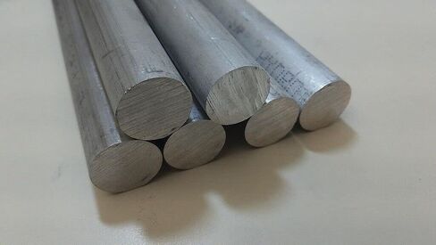 6061 قضيب دائري من الألومنيوم، دائري 7/8 بوصة، طول 36 بوصة، مخرطة، صلب، T6511 in Kuwait