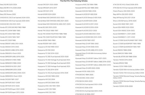 TUSK Flexible Cylinder Hone 65-67mm for Yamaha YZ250 1999-2026 in Kuwait