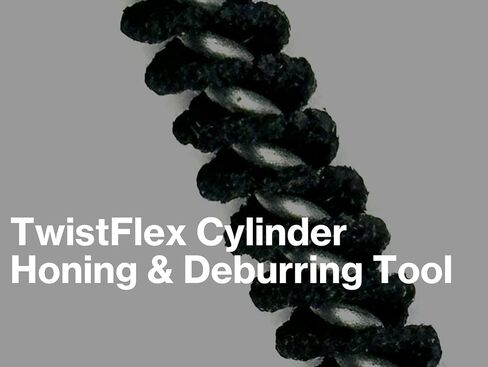 TwistFlex 1/2" 180SC Cylinder Hone | 0.5" (12.7mm) Flexible Cylinder Honing & Deburring Tool for Hole Diameters 0.46"- 0.51" | Silicon Carbide 180 Grit | 1 Pack in Saudi Arabia