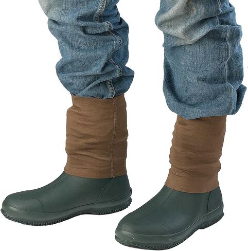 أغطية أرجل للأحذية طويلة الرقبة من موردي الغابات - أغطية أرجل مرنة لحماية الحشرات - تمنع القراد والبقايا والحطام - مقاس واحد يناسب معظم الأشخاص - المشي لمسافات طويلة في الهواء الطلق والصيد والعمل (زوج واحد) in Kuwait