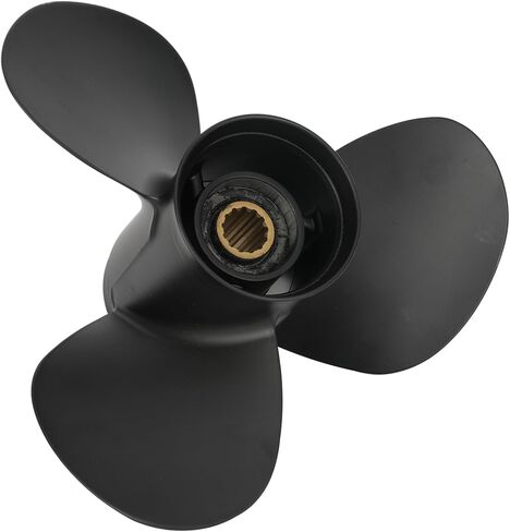 AMYBEST Upgrade Outboard Propeller, 11 1/8 X 13 & 11 5/8 X 11, 13 Spline Tooth Aluminum Prop Compatible for Yamaha 40HP 48HP 50HP 55HP F30 F40 F50 F60 Engines, Hub Kits Included, RH Rotation in Saudi Arabia