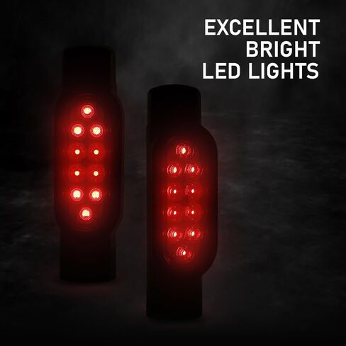 CHEDA LED Boat Trailer Guide-On Post Pipe Guide Lights Fit for Standard 2" PVC (2-3/8" OD) Boat Trailer, Ski Boat Or Fishing Boat Red Lens in Saudi Arabia