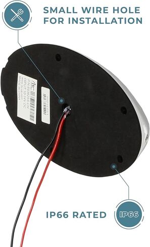 حدد المصنعون ITC Haven LED مصباح إرساء القارب عالي الإخراج، تطبيق تثبيت على السطح بفتحة صغيرة مع لهجة فريدة وعدسة عاكسة (إطار داخلي من الكروم) in Kuwait