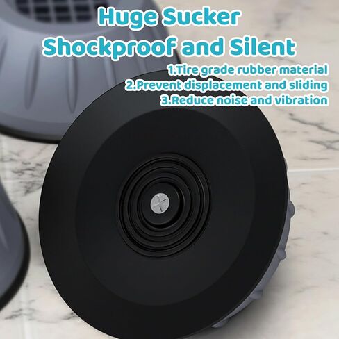 4Pack Anti Vibration Pads for Washing Machine, Furniture Risers for Beds Couches and Tables (2.16 Inch) in Kuwait