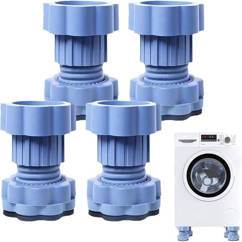 4 قطع من وسادات فريفاستك المضادة للاهتزاز، وسادة رفع عالمية لقاعدة الغسالة، وسادات مضادة للاهتزاز لدعم الغسالة، قاعدة الغسيل للغسالة والمجفف in Kuwait