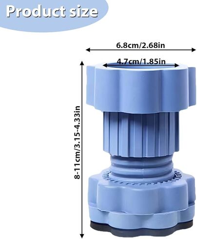 4 قطع من وسادات فريفاستك المضادة للاهتزاز، وسادة رفع عالمية لقاعدة الغسالة، وسادات مضادة للاهتزاز لدعم الغسالة، قاعدة الغسيل للغسالة والمجفف in Kuwait