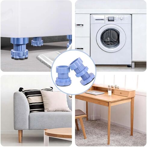 4 قطع من وسادات فريفاستك المضادة للاهتزاز، وسادة رفع عالمية لقاعدة الغسالة، وسادات مضادة للاهتزاز لدعم الغسالة، قاعدة الغسيل للغسالة والمجفف in Kuwait