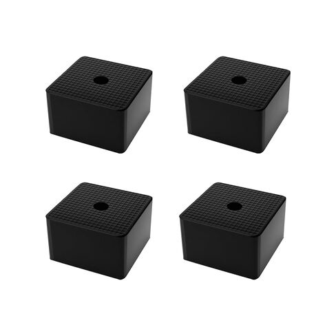Rubber Anti-Vibration Pads & Shock Absorbing Pads 4 Pack, 50×50×20 mm Thick Rubber Isolation Pads with Grid Texture for Washer, Dryer, HVAC Units, Air Compressor, Laundry Equipment in Saudi Arabia