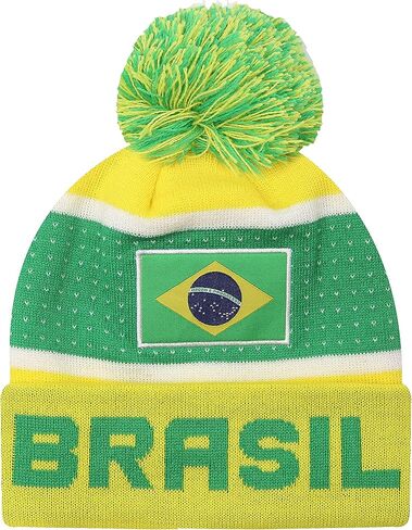 قبعة صغيرة من Icon Sports Brasil Country - قبعة صغيرة مربوطة للجنسين in Saudi Arabia