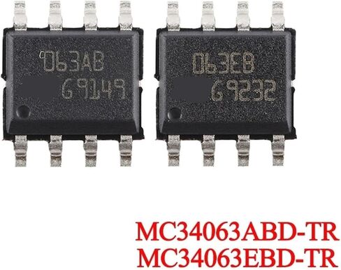 MC34063EBD-TR MC34063ABD-TR MC34063AB 063EB 063AB SOP-8 DC-DC محول دائرة التحكم رقاقة IC 5 قطعة (MC34063EBD-TR) in Kuwait
