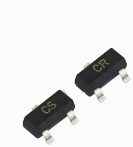 سمد الترانزستور 2SC945 2SA733 كود CR CS SOT23 100 قطعة (2SA733) in Kuwait