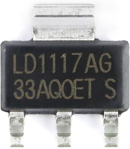 LD1117 LD1117AG 1.2V/1.5V/1.8V/2.5V/3.3V/5.0V 1A LD1117-1.2 LD1117-ADJ Regulator LDO Chip 10Pcs(LD1117-5.0) in Kuwait